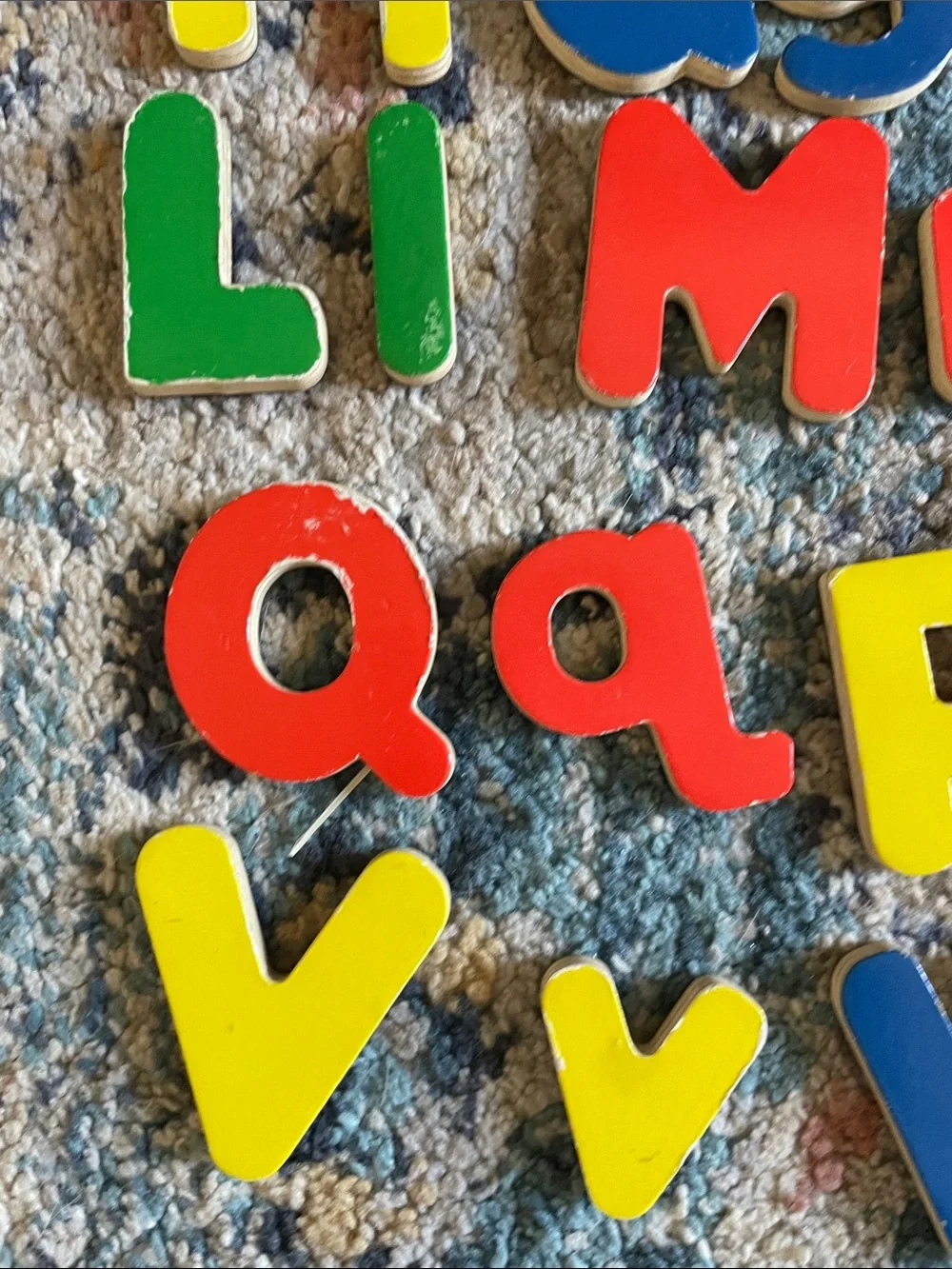 Melissa & Doug Wooden Magnetic Alphabet Letters - Multicolor Kids Toy